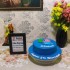 George Pig Blue Fondant Cake