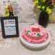 Pink Peppa Pig Designer Cake Delivery in Faridabad