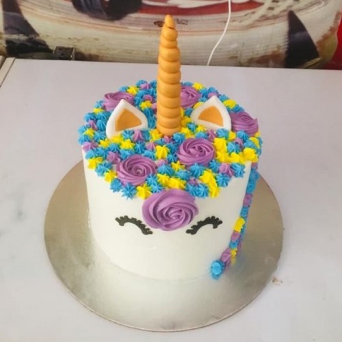 Unicorn Theme Customized Birthday Cake Delivery in Faridabad