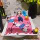 Lazy Girl Theme Customized Cake Delivery in Faridabad