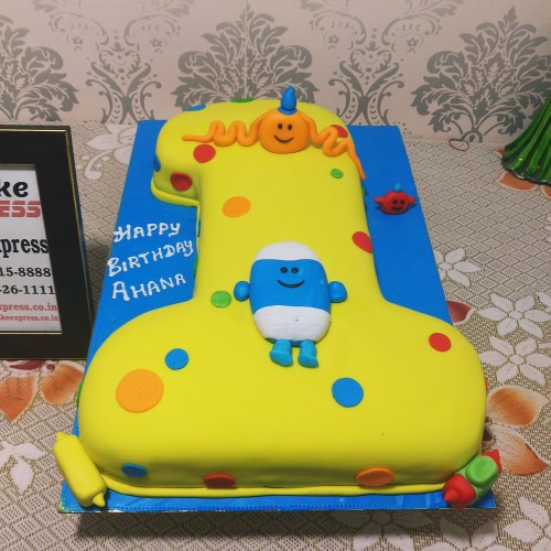 Happy Birthday Toddler Fondant Cake Delivery in Faridabad