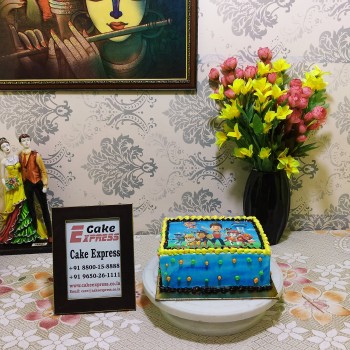 Paw Petrol Cartoon Photo Cake