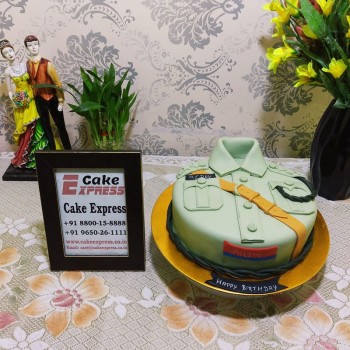 Indian Police Birthday Cake