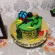 PUBG Battlefield Fondant Cake Delivery in Faridabad