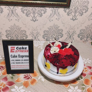 Blueberry Premium Birthday Cake