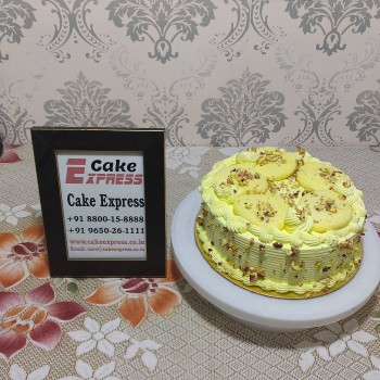 Butterscotch Cake With Rasmalai