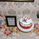 Loving Couple Romantic Fondant Cake Delivery in Faridabad