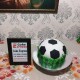 Football Shape Fondant Cake in Faridabad