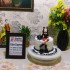 Girl with Dog Theme Fondant Cake