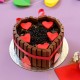 Heart Shaped KitKat Cake Delivery in Faridabad