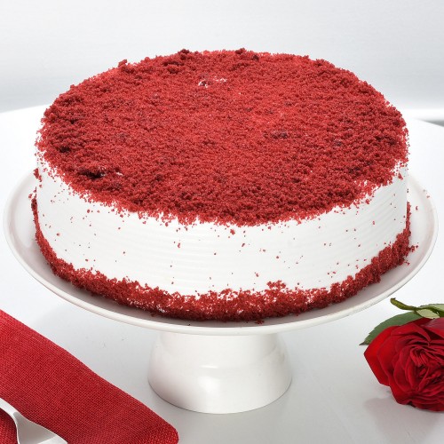 Red Velvet Fresh Cream Cake Delivery in Faridabad