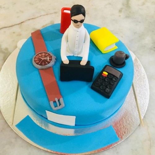Accountant Guy Birthday Cake Delivery in Faridabad