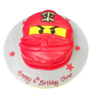 Ninjago Lego Head Fondant Cake Ninjago Lego Head Fondant Cake