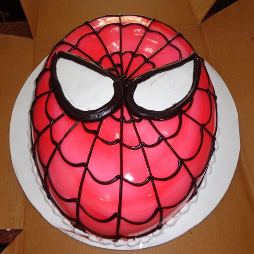 Spiderman Face Cake Delivery in Faridabad