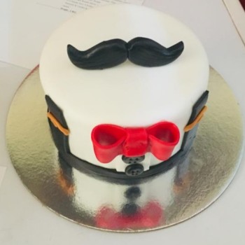 Gentleman Theme Fondant Cake Gentleman Theme Fondant Cake