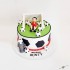 Football Goal Fondant Cake