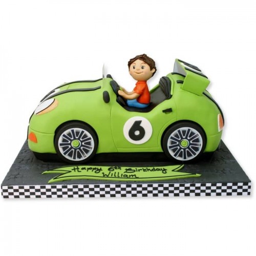 Rally Boy Fondant Cake Delivery in Faridabad