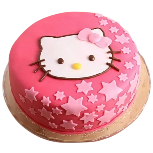 Cute Hello Kitty Birthday Cake Delivery in Faridabad