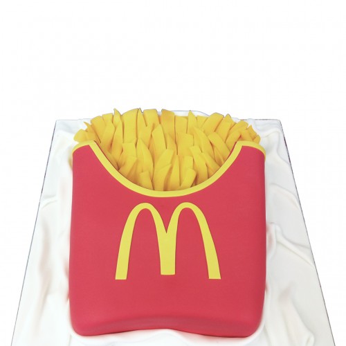 McDonald's Fries Fondant Cake Delivery in Faridabad