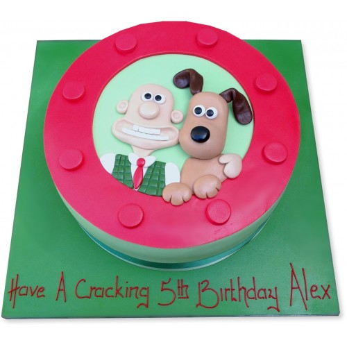 Wallace and Gromit Fondant Cake Delivery in Faridabad