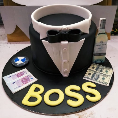 The Big Boss Fondant Cake Delivery in Faridabad