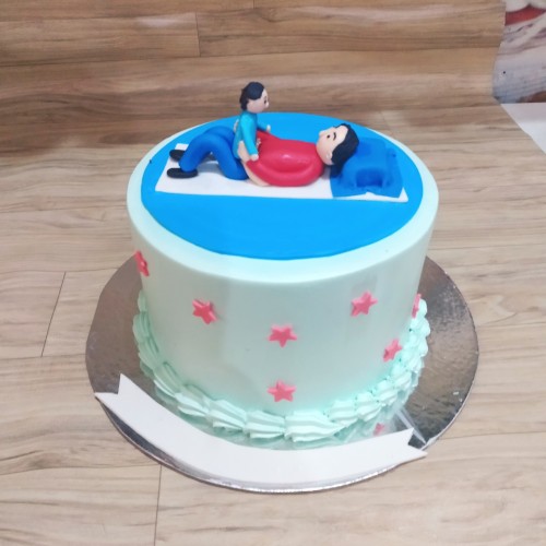 Father and Son Theme Cake Delivery in Faridabad
