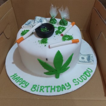 Marijuana Theme Cake Marijuana Theme Cake