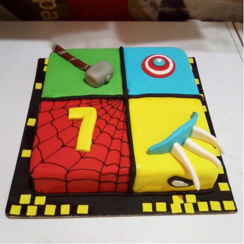 Avengers Birthday Cake Delivery in Faridabad