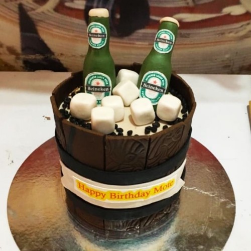 Beer Barrel Theme Cake Delivery in Faridabad