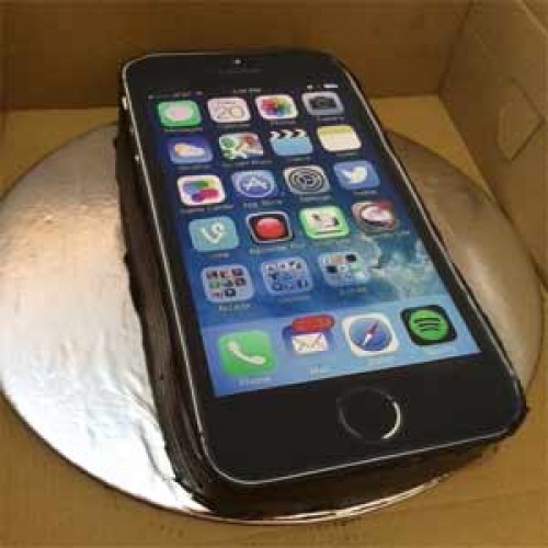 Black Iphone Cake Delivery in Faridabad