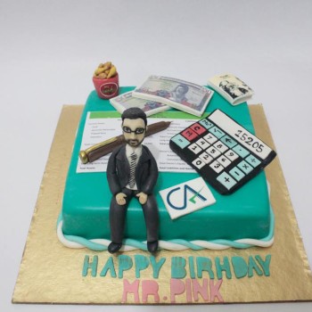 Chartered Accountant Customized Cake Chartered Accountant Customized Cake