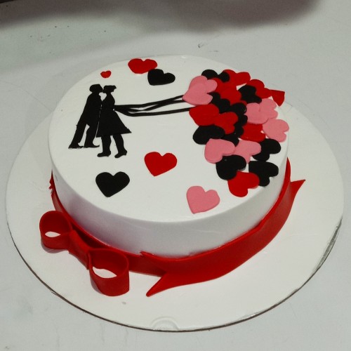 Couple Romantic Anniversary Cake Delivery in Faridabad