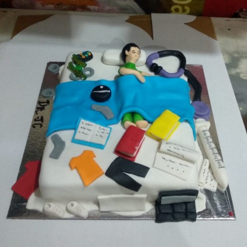 Lazy Bum Fondant Cake Delivery in Faridabad