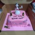 Pink Bridal Theme Bachelorette Cake