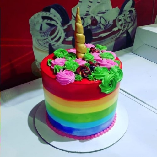 Rainbow Unicorn Theme Birthday Cake Delivery in Faridabad