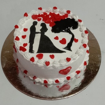 Romantic Anniversary Cake