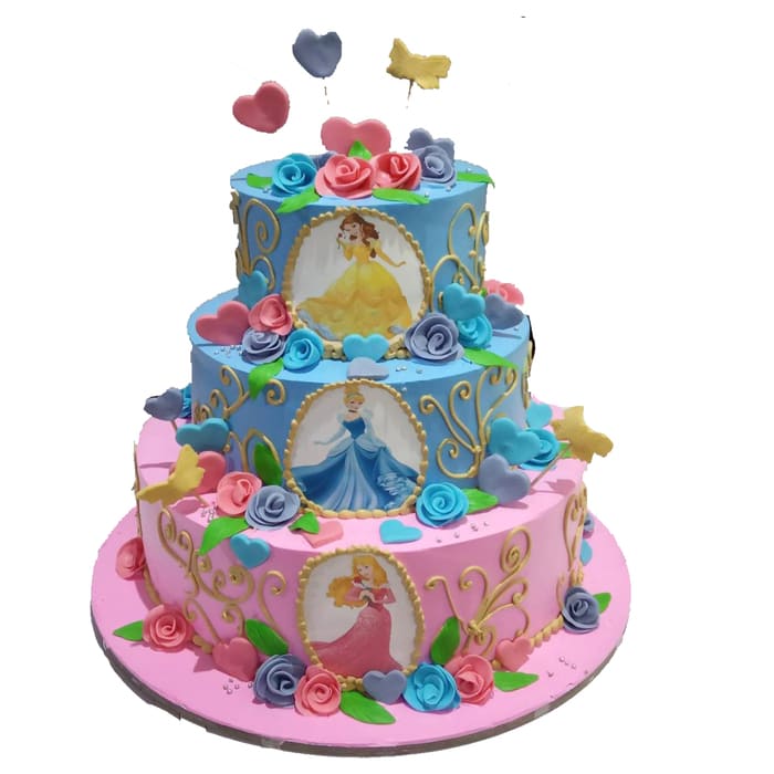 I made a Disney princess cake for a little girl at 1, the parents loved it  and I want to know how you feel too : r/cakedecorating
