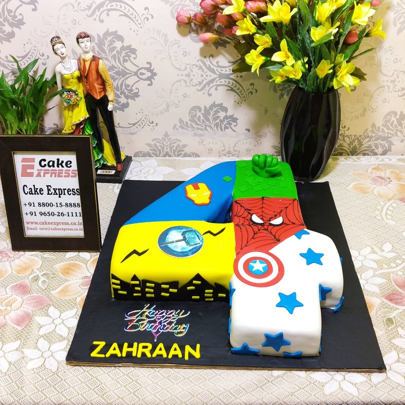 Halal-Certified Avengers Unite Inspired Theme Cake - Piece Of Cake